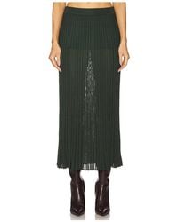 Zimmermann - Falda Midi Plisada En Color Verde Oscuro Talla (También En 1/S, 2/M, 3/L, 4/Xl) - Lyst
