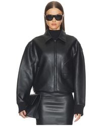 Norma Kamali - Oversized Classic Zip Front Jacket - Lyst