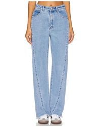 A.Brand - Carrie Straight Leg Jeans - Lyst