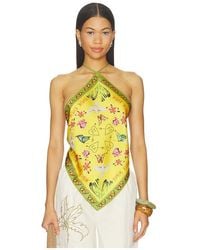 Juliet Johnstone - Bandana Halter Top - Lyst