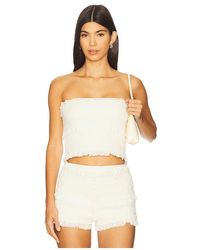 Stone Cold Fox - X Revolve Smocked Faye Top En Talla (También En M, S, Xl, Xs, Xxs) - Lyst