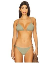 Anemos - String Triangle Bikini Top - Lyst