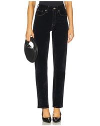GOOD AMERICAN - Good Icon Straight Velvet Denim Jeans - Lyst