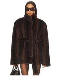 Lovers + Friends - Andrea Faux Fur Jacket - Lyst