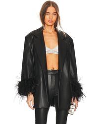 Lamarque - Galia Faux Leather Oversized Blazer - Lyst