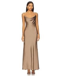 Bardot - Maxikleid Mit Wasserfallausschnitt Monroe - Lyst