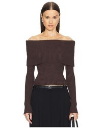 L'academie - 'Academie Namir Off Shoulder Sweater - Lyst