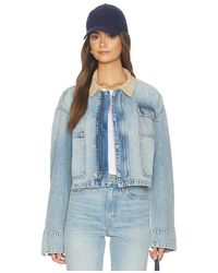 SLVRLAKE Denim - Connor Cropped Worker Jacket - Lyst