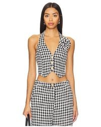 SNDY'S - Tweed Halter Top - Lyst