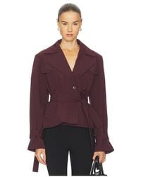 Lamarque - Quinn Cropped Trench Coat - Lyst