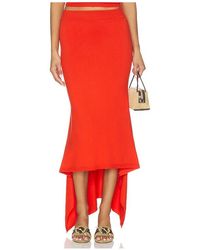 Monse - Ribbed Knit Skirt - Lyst