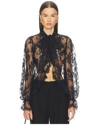 retroféte - Tamsin Lace Blouse - Lyst