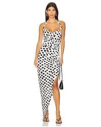 Norma Kamali - Abendkleid Mit Seitlicher Drapierung Cayla - Lyst