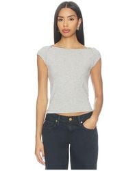 Free People - So Soft Seamless Modal Tee - Lyst