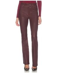 FRAME - The Leather Reboot Pant - Lyst