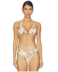 AFRM - Mykonos Grommet Bikini Top - Lyst