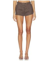 AEXAE - X Revolve Linen Pencil Short - Lyst