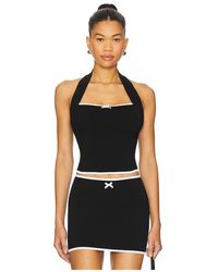 MAJORELLE - Moriah Halter Top - Lyst