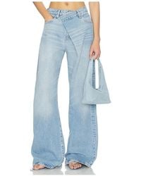 FRAME - The Crossover Loose Jeans - Lyst