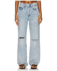Rag & Bone - Shea Relaxed Straight Jeans - Lyst