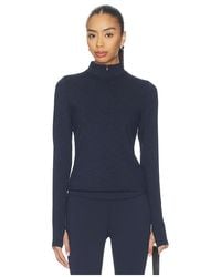 Splits59 - Stevie Active Rib Half Zip Waist Length Top - Lyst