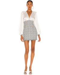 Bronx and Banco Elena Tweed Dress - Weiß