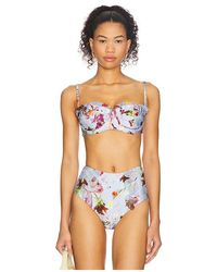 PATBO - Lily Flower Underwire Bikini Top - Lyst