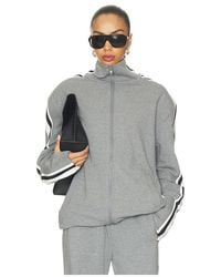 Norma Kamali - Oversized Side Stripe Turtle Jacket - Lyst