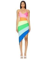 Susana Monaco - Colorblock Mini Dress - Lyst