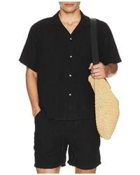 Bather - Linen Camp Shirt - Lyst