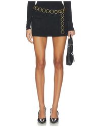 Alexis - Falda Con Cinturón Nita En Color Negro Talla (También En M, S, Xl, Xs) - Lyst