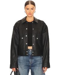 GRLFRND - Jayden Leather Jacket - Lyst