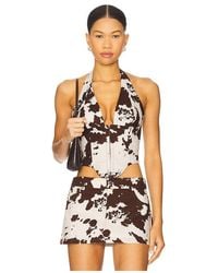 Miaou - X Revolve Corset Top - Lyst