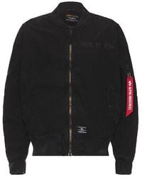 Alpha Industries - 2B Rip And Repair Flight Jacket - Lyst
