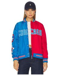 Terez - X Revolve Chicago Cubs Multi Logo Bomber - Lyst