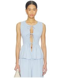 Seven Wonders - Fleur Shirred Tie - Lyst