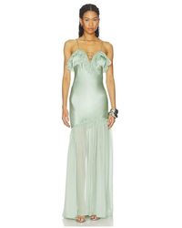 Ulla Johnson - Elaria Cami Silk Gown With Lace Up - Lyst