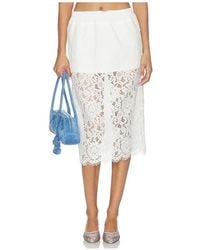 RUE SOPHIE - Selora Lace Skirt - Lyst