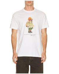 Polo Ralph Lauren - Short Sleeve Jersey Knit Novelty Rocks Bear Graphic T-Shirt - Lyst