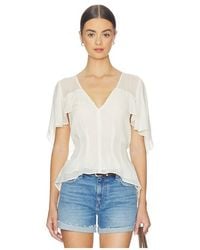 PAIGE - Willa Blouse Top - Lyst