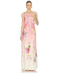 Hemant & Nandita - One Shoulder Sash Dress - Lyst