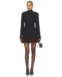 ROTATE BIRGER CHRISTENSEN - Longsleeve Mini Peplum Dress - Lyst