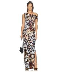 Norma Kamali - Drop Shoulder Fitted Gown - Lyst