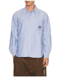 Brain Dead - Brooks Brothers California Selvedge Oxford Button Up Shirt - Lyst