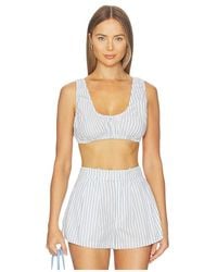 Lovers + Friends - Linny Linen Top - Lyst