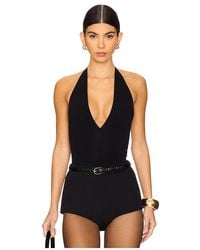 Commando - Ballet Deep Plunge Halter Bodysuit - Lyst