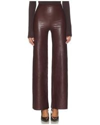 Commando - Faux Leather Wide Leg Pant - Lyst