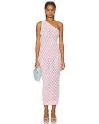 SNDY'S - Claire One Shoulder Maxi Dress - Lyst