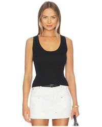 RENGGLI - Scoop Neck Rib Tank - Lyst