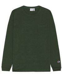 Champion - Langarmshirt Mit Tasche Usa - Lyst